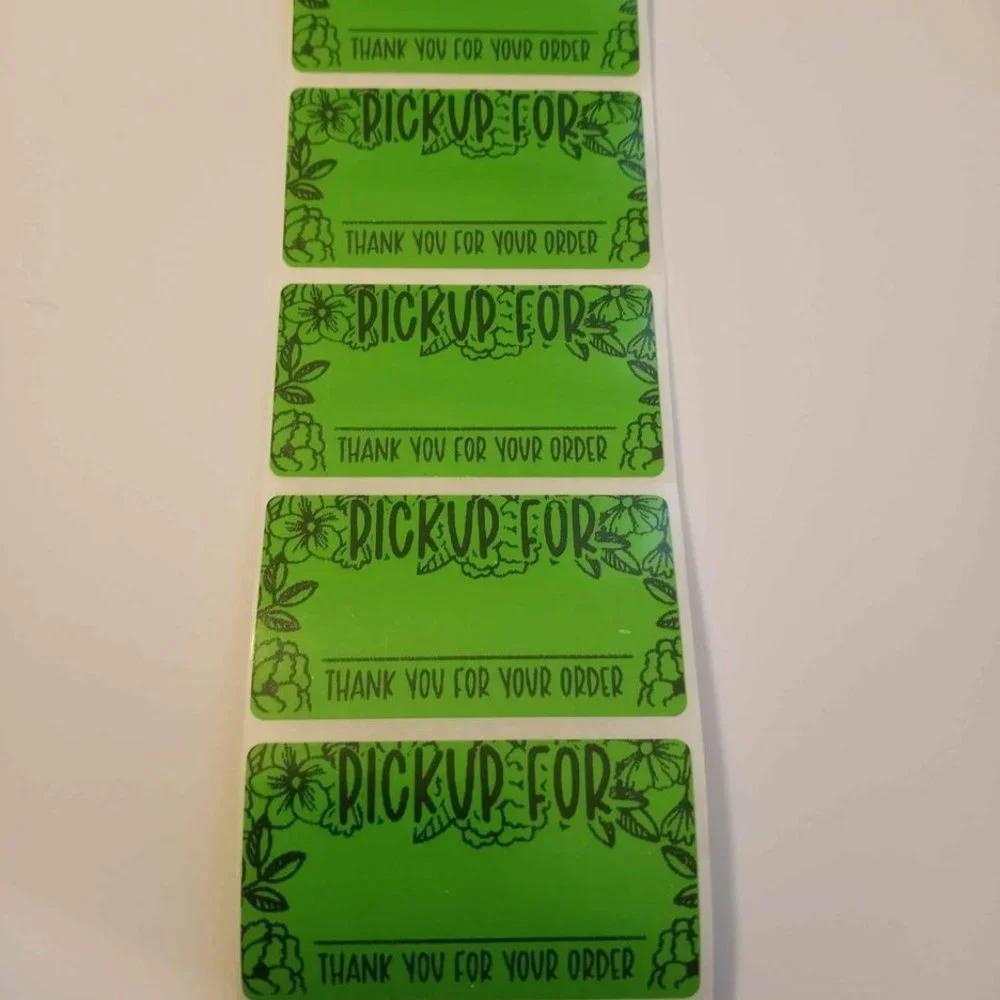 💙100 Pick Up For- Shipping Labels Thermal Packaging Stickers 2.25